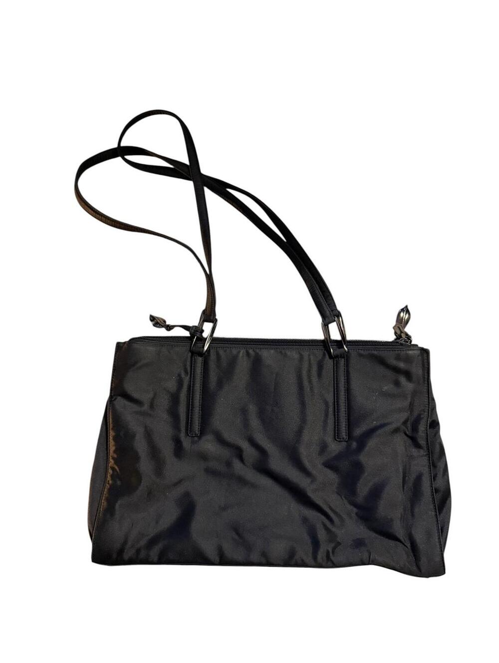 Dana Buchman Black Nylon Tote Bag